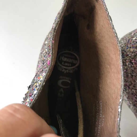 Jeffrey Campbell Glitter Lita Platform Heels Shoes - Picture 7 of 9